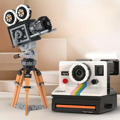 Microbead Camera Building Set - Retro Camera Shaped Toy