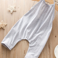 Baby Girls Casual Halter Rompers Jumpsuits for Beach Vacation