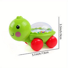 Small Animal Cart Little Turtle Toy Encourages Crawling