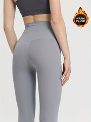 High Waist Fleece Liner Yoga Pants Butt Lifting Fitness Leggings