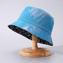 Men's Thin Graffiti Bucket Hat Lightweight Small Brim Sun Protection
