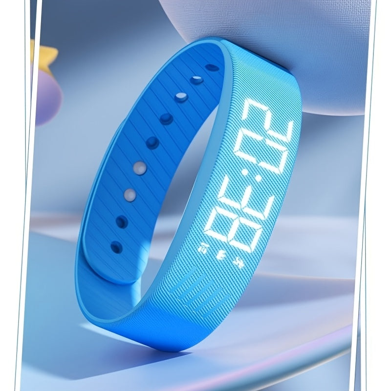 Unisex Sports USB Electronic Watch - Pedometer & Alarm Clock
