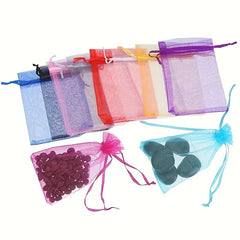 Assorted Drawstring Gift Bags for Party Candy Packaging, Wedding, Birthday