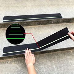 10pcs Anti Slip Traction Treads w/ Glow In The Dark Stripe - Grip Tape