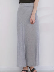 High Waist Maxi Skirt Casual Women's Clothing