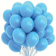 30 Pink Latex Party Balloons with Ribbon for Various Celebrations