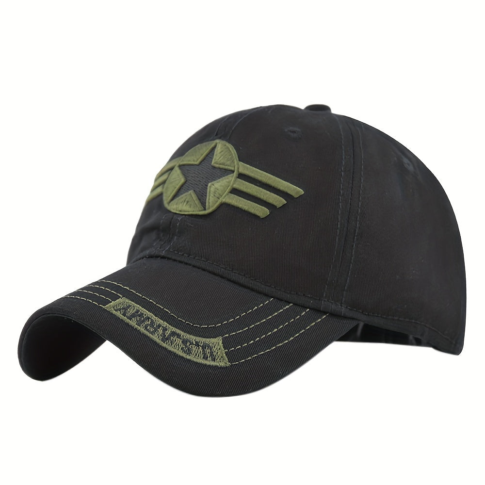 Army Embroidery Baseball Cap Tactical Sunscreen Sports Hat