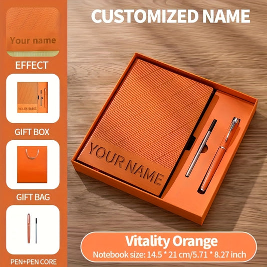 Personalized Notebook Soft Cover A5 with Name & Phone Number
