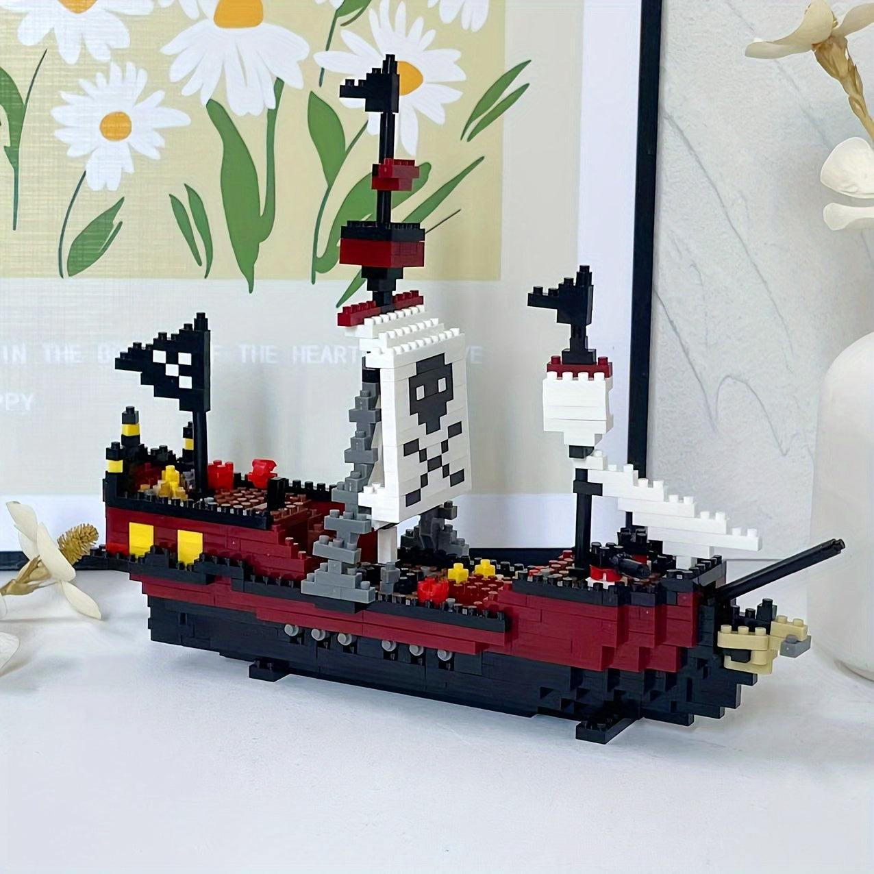 3D Pirate Model Building Blocks Puzzle Toy Gift