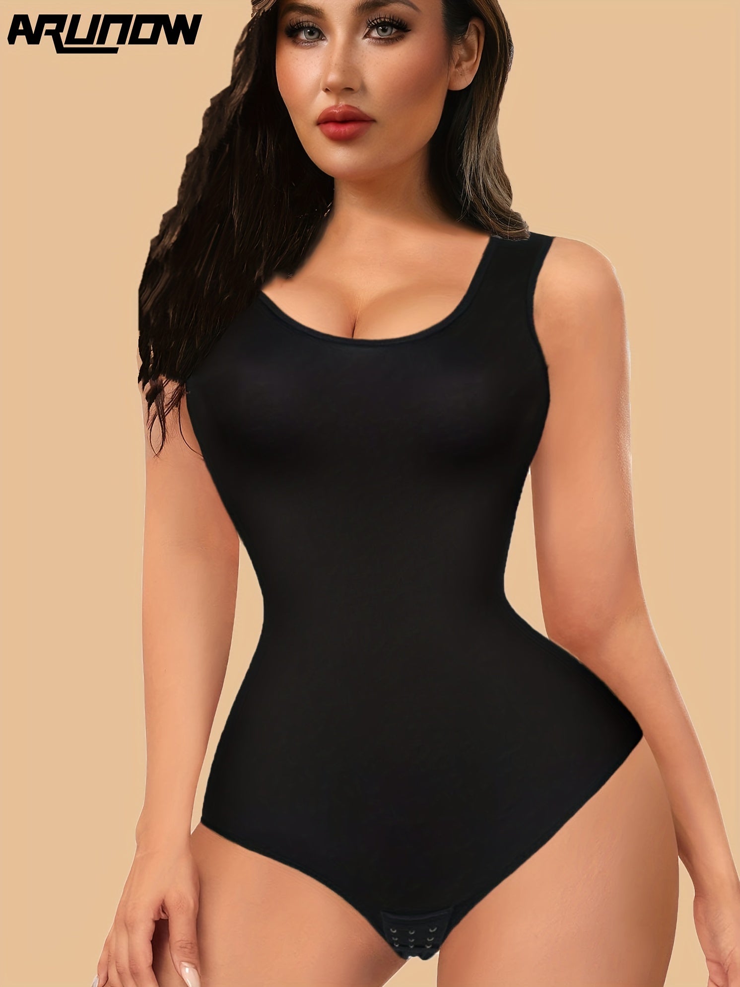 Solid Wide Strap Sleeveless Romper High Stretch Sexy Yoga Fitness Top