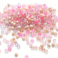 500pcs 2mm Mixed Color Crystal Glass Beads DIY Jewelry Accessories