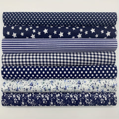 7pcs Flat Pattern Cotton Cloth for Quilting Sewing DIY