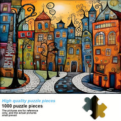 Fantasy World Puzzle 1000pcs Wildflowers and Books High Difficulty