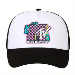 Unisex Cartoon Print Baseball Cap Outdoor Sport Sunshade Adjustable Breathable