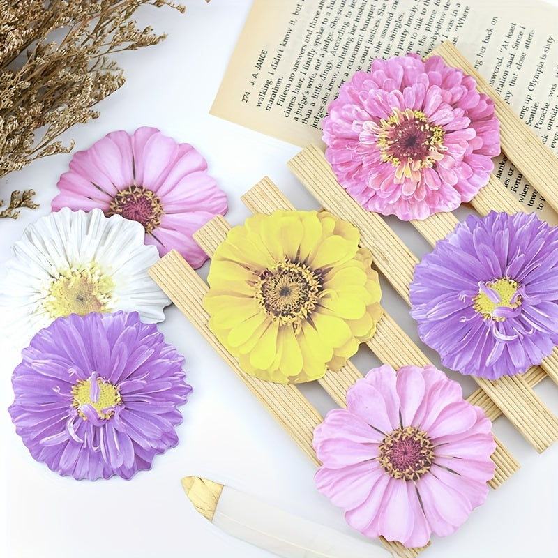 3D Visual Flower Sticky Notes 25 Sheets Pack