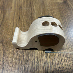Creative Elephant Pen Holder Wooden Office Supplies Storage Desktop Decoration