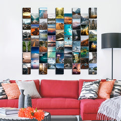 50pcs Mountain Scene Postcard Set Natural Beauty Landscape