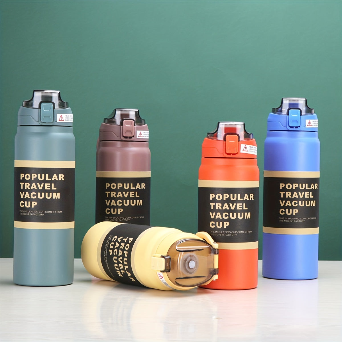 720ml Stainless Steel Vacuum Cup Large Capacity Portable Straw Cup