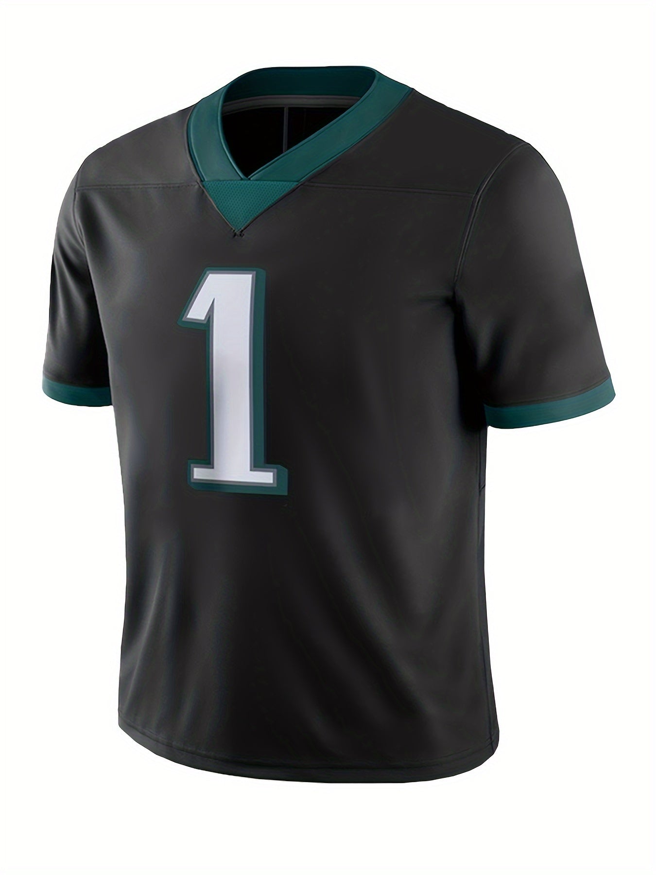Boys Breathable Rugby Jersey Short Sleeves American Football Shirt