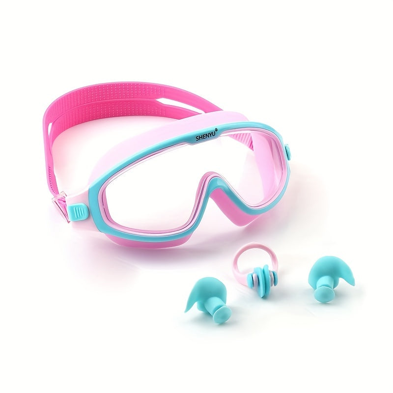 Kids Swimming Goggles + Nose Clip & Earplugs