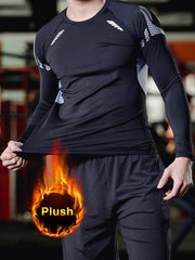 Men's Thick Fit Sport Set for Fall Winter Fitness