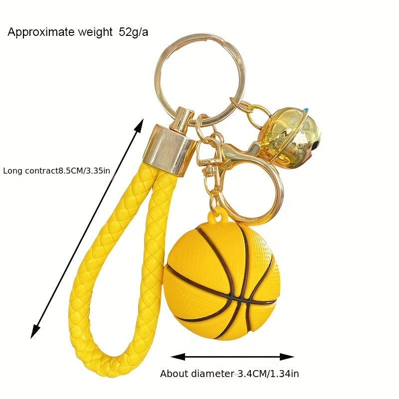 Basketball Key Chain Hangers for Men Backpack Car Key Practical Gift