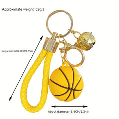 Basketball Key Chain Hangers for Men Backpack Car Key Practical Gift