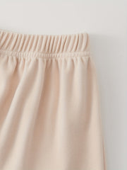 Women's Lace Up Lounge Pants Solid Elastic Waistband Cozy Loungewear