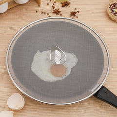 Stainless Steel Air Fryer Splatter Guard Anti Splash Cover