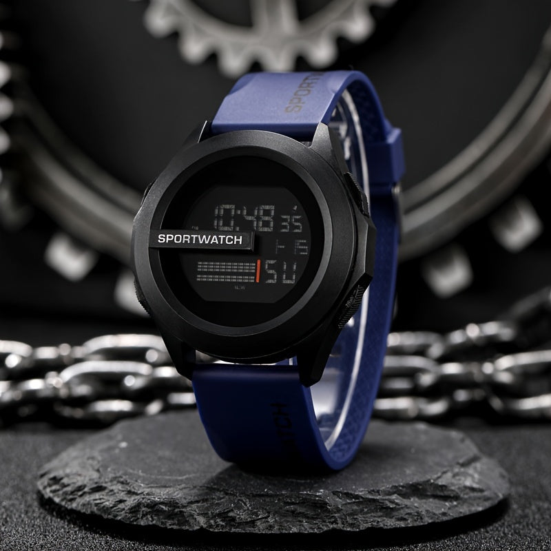 Men's Waterproof Sports Electronic Watch Outdoor Wrist Watch