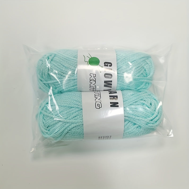 Luminous Braided Rope Polyester Yarn for Crocheting & Knitting