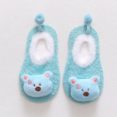 Baby Girls Cartoon Animal Plush Ankle Socks