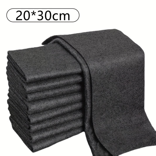 10pcs Microfiber Cleaning Cloth No Water Marks Reusable for Window Car Glass
