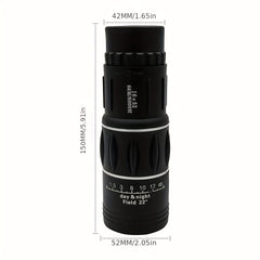 16x52 Monocular Telescope Coated Powerful For Outdoor Bird Watching