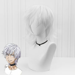 Gray Short Straight Anime Wig