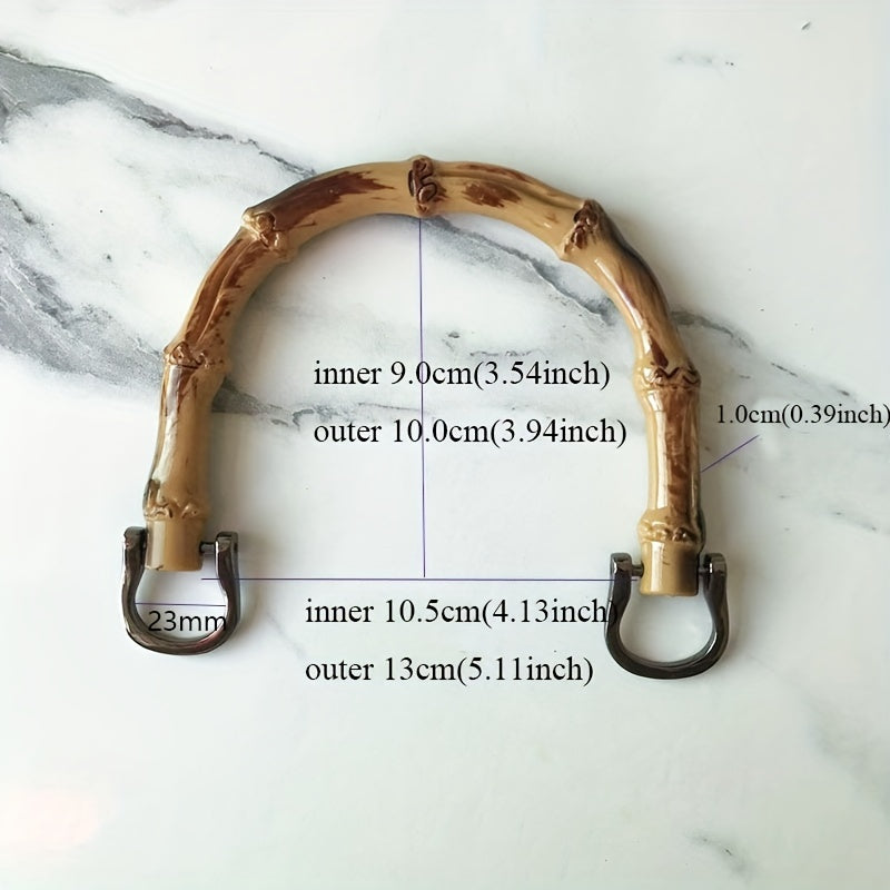 DIY Bamboo Handle Decoration for Tote Bag