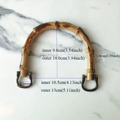 DIY Bamboo Handle Decoration for Tote Bag