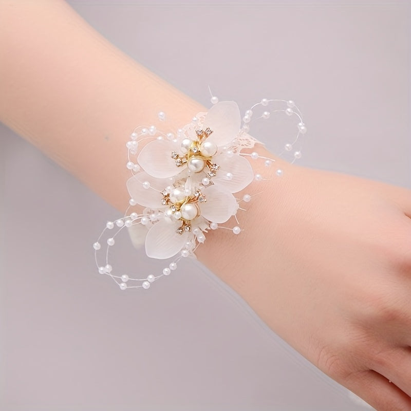 Corsage Flowers Wrist Flower For Wedding Bridesmaid Wrist Flower