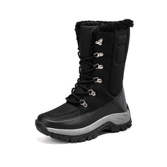 Women's Winter Lace Up Snow Boots Faux Fur Lined