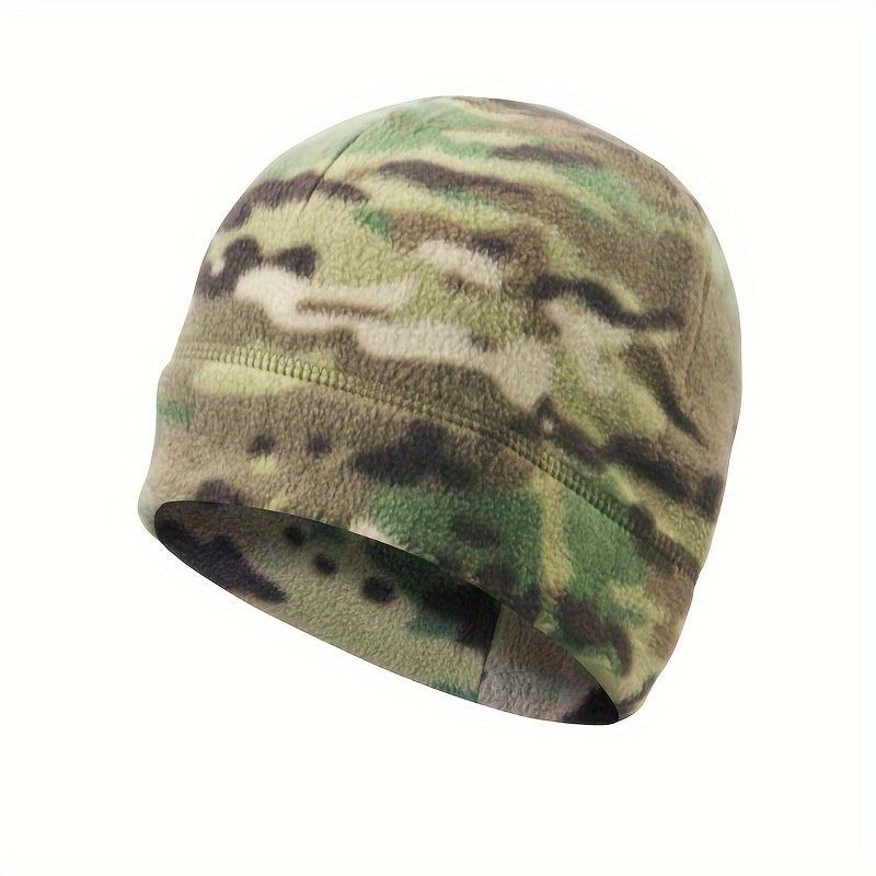 Outdoor Warm Cap With Fleece & Full Face Mask for Army Tactical Use