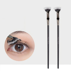 Eyelash Brush Fan Bent Lash Brush Professional Mini Fan Eyelash