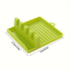 Spatula Rack Hanging Storage Non-slip Foot Pad Raised Long Strips