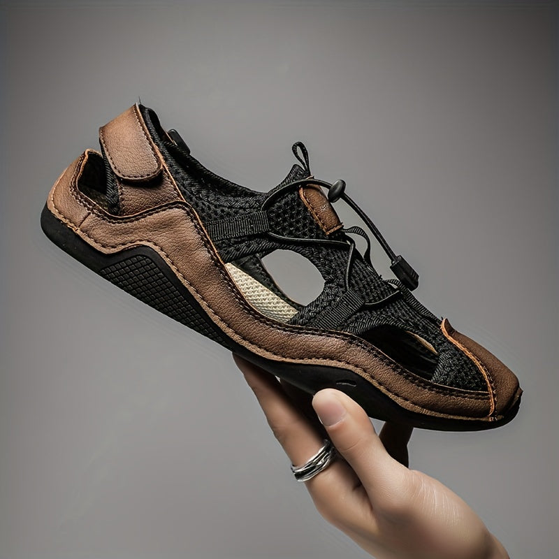 Men's Hollow Out Drawstring Sneakers