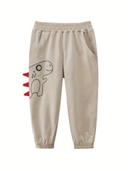 Boys Dinosaur Casual Pants Comfortable