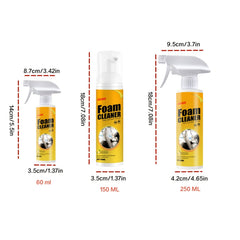 2pcs Foam Cleaner Anti Aging Cleaning for Car Interior Surfaces
