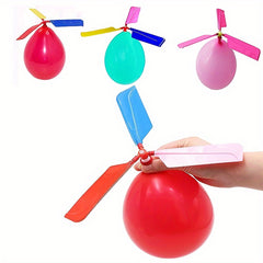 2pcs Balloon Helicopter DIY Classroom Experiment Balloon Airplane