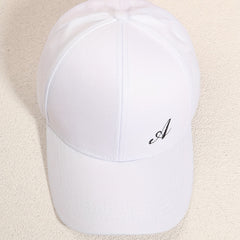 Embroidery Baseball Cap Unisex Solid Casual Sun Hat Adjustable Couple Dad Hats
