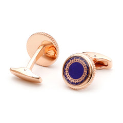 Men's Rose Pattern French Cufflinks