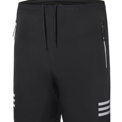 Men's Quick Drying Stretch Drawstring Shorts with Zipper Pocket