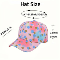 Tie Dye Baseball Cap Sun Protection Comfortable Breathable Cap